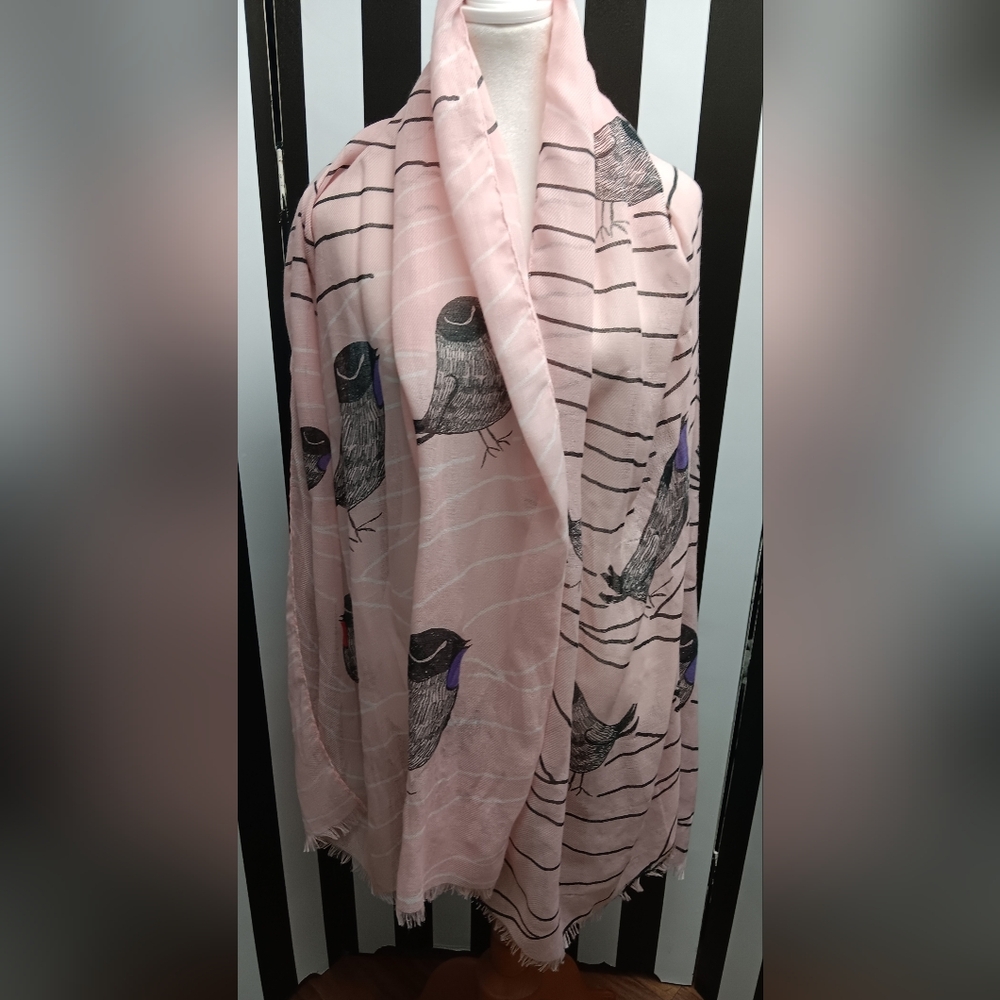 Pink modena scarf